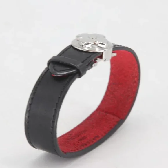 Louis Vuitton Monogram Flower Motif Wish Leather Cuff Bracelet LV-1118P-0009 - Picture 8 of 9
